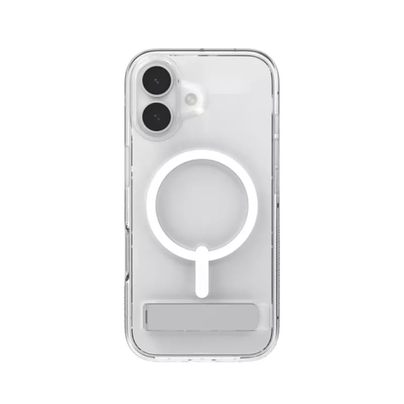 Ümbris ZAGG Crystal Palace Snap Kickstand ümbris Apple iPhone 17 jaoks, läbipaistev