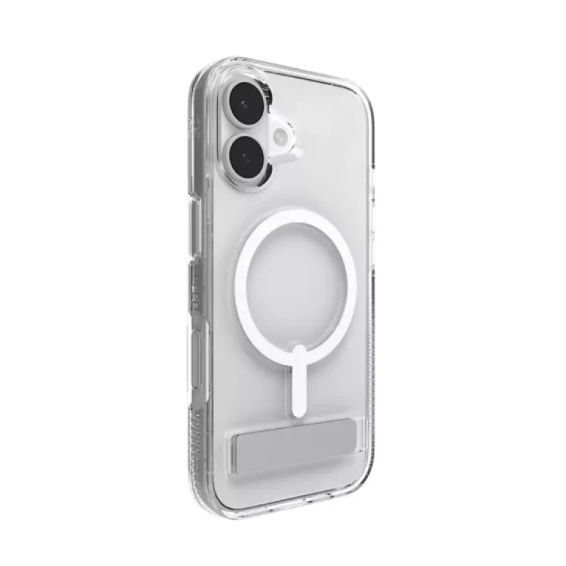 Ümbris ZAGG Crystal Palace Snap Kickstand ümbris Apple iPhone 17 jaoks, läbipaistev