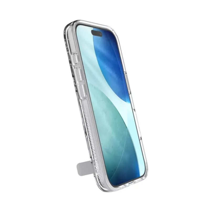 Ümbris ZAGG Crystal Palace Snap Kickstand ümbris Apple iPhone 17 jaoks, läbipaistev