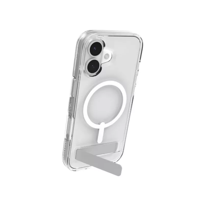 Ümbris ZAGG Crystal Palace Snap Kickstand ümbris Apple iPhone 17 jaoks, läbipaistev