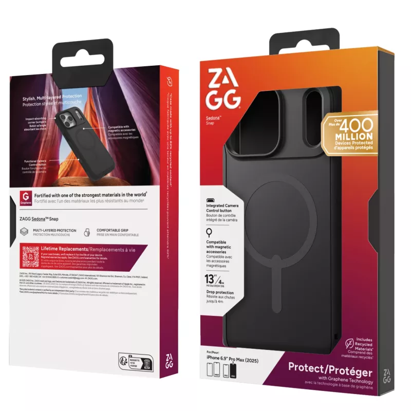 ZAGG Sedona Snap ümbris Apple iPhone 17 Pro Max Flood Must