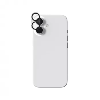 InvisibleShield Glass Elite objektiivikaitse Apple iPhone 17/16/16+ jaoks, must
