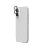 InvisibleShield Glass Elite objektiivikaitse Apple iPhone 17/16/16+ jaoks, must