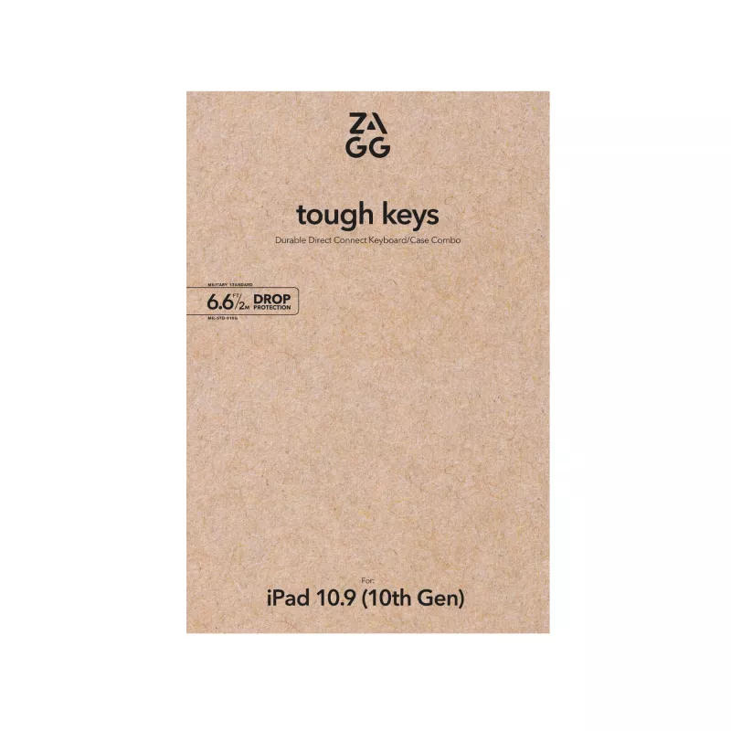 ZAGG Tough Keys-Apple-iPad 10th Gen/A16-Must-German(B2B Brown Box)