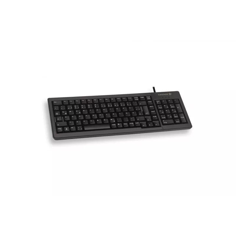 CHERRY XS G84-5200 klaviatuur kontor USB + PS/2 AZERTY Prantsuse Must