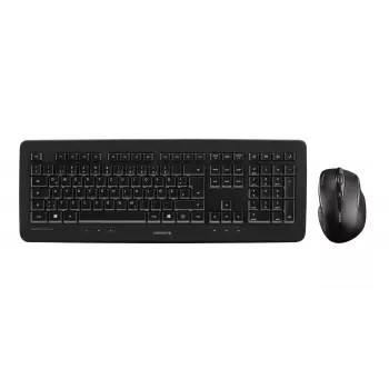 CHERRY DW 5100 klaviatuur hiir kaasas universaalne RF juhtmevaba USA inglise must