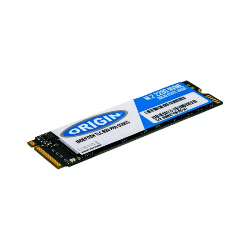SSD Origin Inception 1TB NVMe M.2 3D TLC (80mm) — 2100MB/s read, 1900MB/s write
