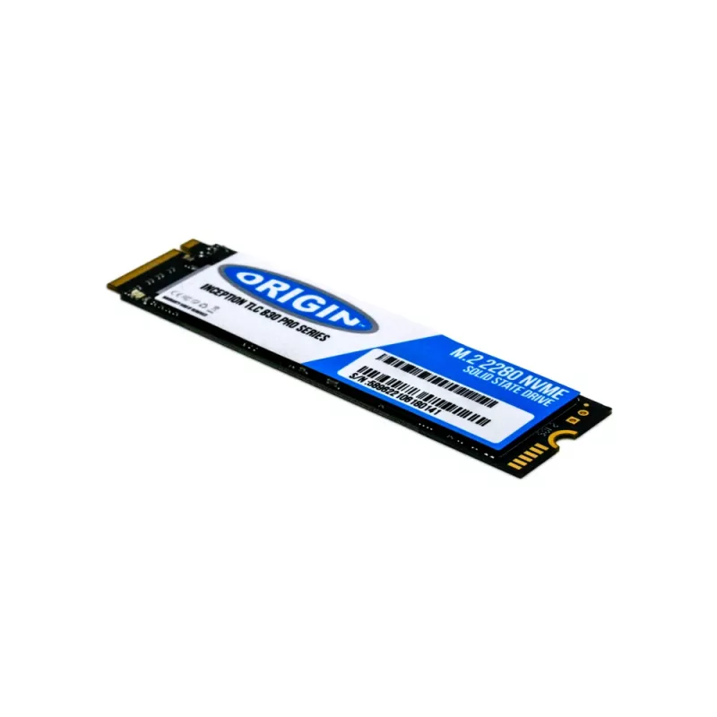 SSD Origin Inception 1TB NVMe M.2 3D TLC (80mm) — 2100MB/s read, 1900MB/s write