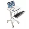 Multimeediakäru Ergotron StyleView EMR Laptop Cart SV40 Alumiinium Hall Valge
