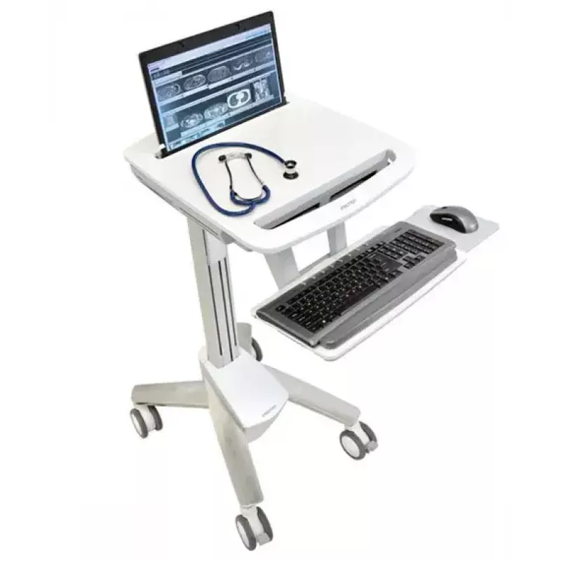 Multimeediakäru Ergotron StyleView EMR Laptop Cart SV40 Alumiinium Hall Valge