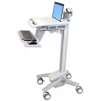 Multimeediakäru Ergotron StyleView EMR Laptop Cart SV40 Alumiinium Hall Valge