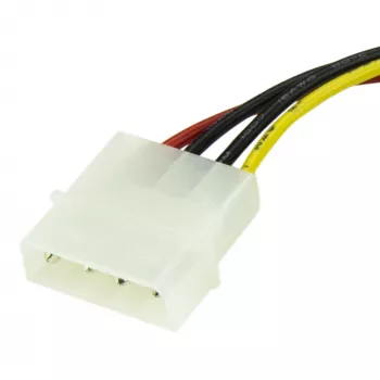 StarTech.com 6in 4 Pin LP4 to SATA toitekaabli adapter, Molex (4-kontaktiline), SATA 15-kontaktiline, 0,152 m, Isane, Sirge, Sirge