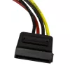 StarTech.com 6in 4 Pin LP4 to SATA toitekaabli adapter, Molex (4-kontaktiline), SATA 15-kontaktiline, 0,152 m, Isane, Sirge, Sirge