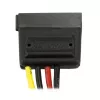 StarTech.com 6in 4 Pin LP4 to SATA toitekaabli adapter, Molex (4-kontaktiline), SATA 15-kontaktiline, 0,152 m, Isane, Sirge, Sirge