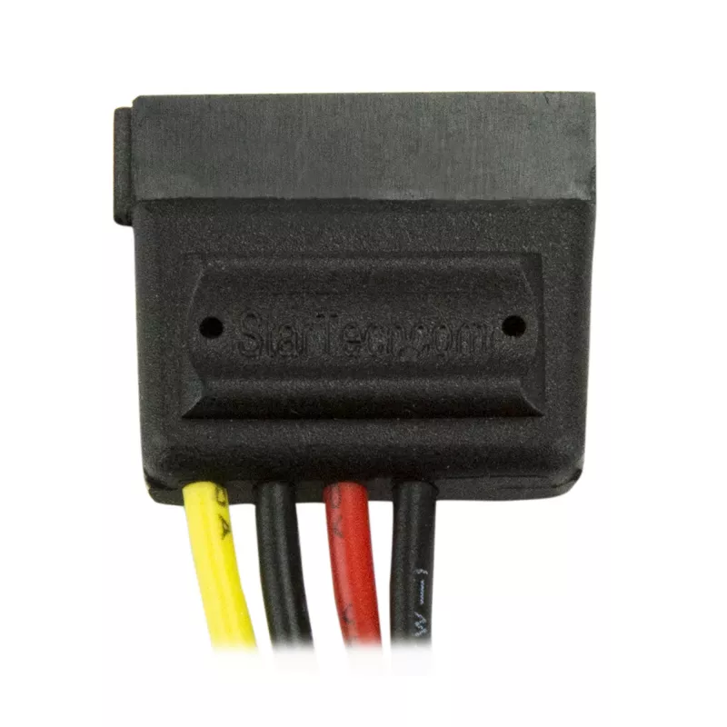 StarTech.com 6in 4 Pin LP4 to SATA toitekaabli adapter, Molex (4-kontaktiline), SATA 15-kontaktiline, 0,152 m, Isane, Sirge, Sirge