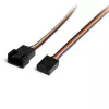 StarTech.com 12-tolline 4-kontaktiline ventilaatori toitepikenduskaabel – M/F, Molex (4-kontaktiline), Molex (4-kontaktiline), 0,305 m, isane, emane, sirge