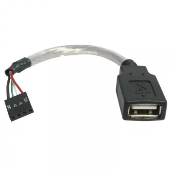 StarTech.com 6-tolline USB 2.0 kaabel - USB A emane USB emaplaadi 4 kontaktiga päisesse F/F