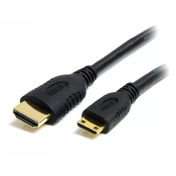 StarTech.com 50 cm Mini HDMI-HDMI-kaabel Ethernetiga - 4K 30Hz kiire Mini HDMI-HDMI-adapterkaabel - Mini HDMI USB-C seade HDMI-kuvarile/ekraanile - vastupidav video konverterjuhe