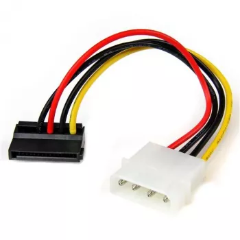 StarTech.com 6-tolline 4 kontaktiga LP4-lt nurga all SATA toitekaabli adapter