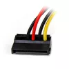 StarTech.com 6-tolline 4 kontaktiga LP4-lt nurga all SATA toitekaabli adapter