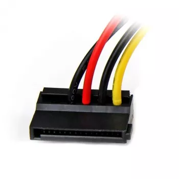 StarTech.com 6-tolline 4 kontaktiga LP4-lt nurga all SATA toitekaabli adapter