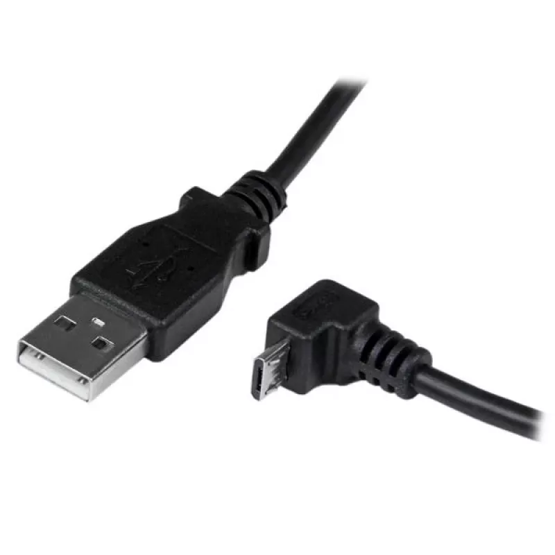 StarTech.com 2m Micro USB kaabel - A to Down Angle Micro B