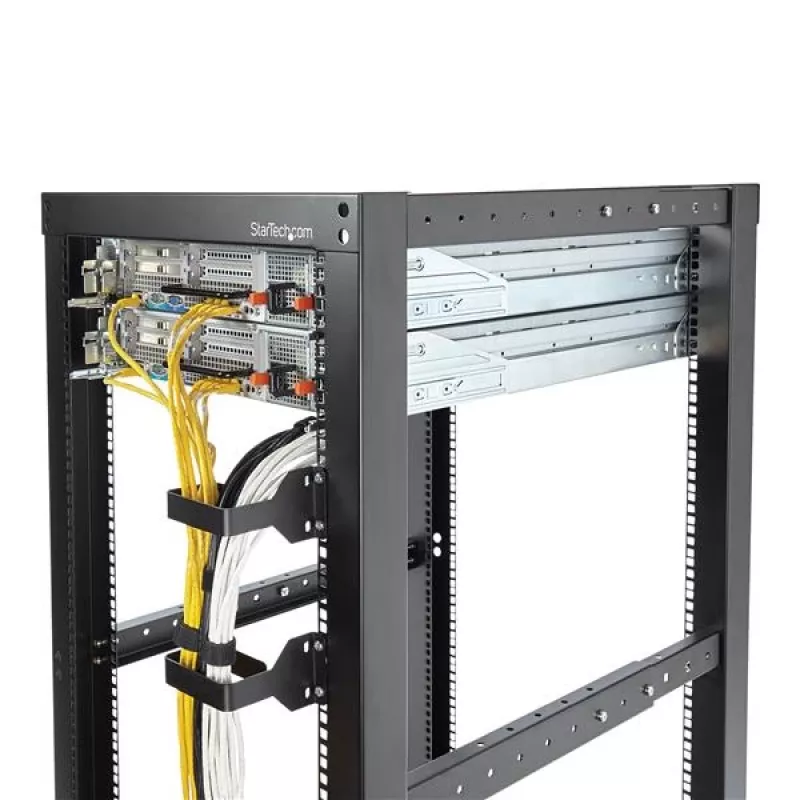 StarTech.com mitmesuunaline vertikaalne serveririiuli kaablihalduse D-rõnga konks 2,4x3,9 tolli (6x10 cm)