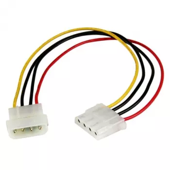 StarTech.com 12-tolline LP4 toitepikenduskaabel – isane/emale, Molex (4-kontaktiline), Molex (4-kontaktiline), 0,304 m, isane, emane, sirge