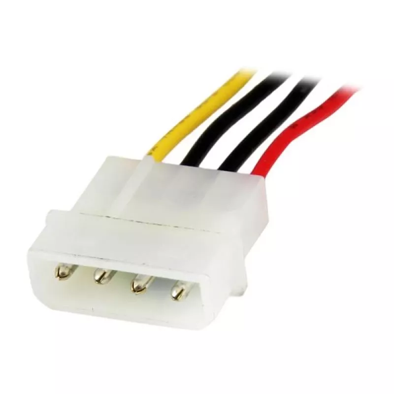 StarTech.com 12-tolline LP4 toitepikenduskaabel – isane/emale, Molex (4-kontaktiline), Molex (4-kontaktiline), 0,304 m, isane, emane, sirge