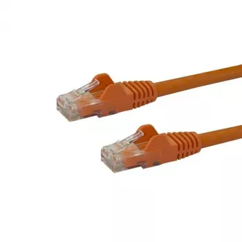 StarTech.com 50cm CAT6 Ethernet kaabel - oranž CAT 6 Gigabit Ethernet Wire -250MHz 100W PoE RJ45 UTP võrk/Patch Cord Snagless w/Strain Relief Individually Tested