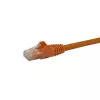 StarTech.com 50cm CAT6 Ethernet kaabel - oranž CAT 6 Gigabit Ethernet Wire -250MHz 100W PoE RJ45 UTP võrk/Patch Cord Snagless w/Strain Relief Individually Tested