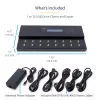 StarTech.com eraldiseisev 1 kuni 15 USB-mälupulga duplikaator ja kustutaja, mitme USB-mälupulga kopeerija, süsteemi ja faili ning kogu ketta kopeerimine kiirusega 1,5 GB/min, ühe- ja kolmekäiguline kustutamine, LCD-ekraan – TAA