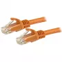 StarTech.com 1,5 m CAT6 Etherneti kaabel - oranž CAT 6 Gigabit Etherneti juhe - 250 MHz 100 W PoE RJ45 UTP võrgu-/ühendusjuhe, takerdumiskindel, tõmbetugevdusega, individuaalselt testitud