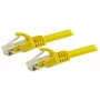 StarTech.com 1,5 m CAT6 Etherneti kaabel - Kollane CAT 6 Gigabit Etherneti juhe - 250 MHz 100 W PoE RJ45 UTP võrgu-/paigakaabel, takistusteta koos tõmbetugevdusega, individuaalselt testitud