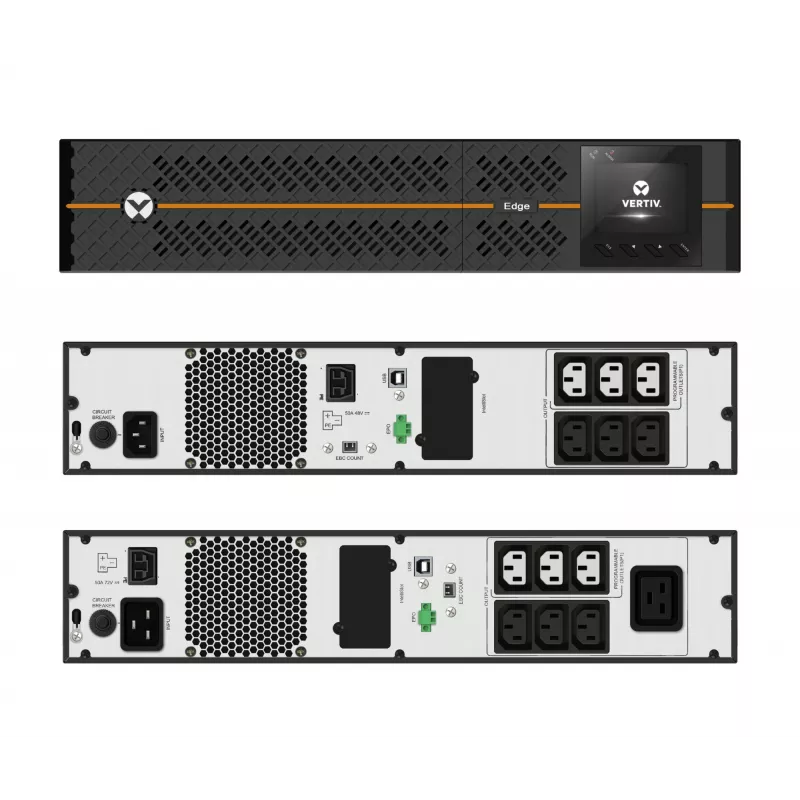 Vertiv Liebert Edge katkematu toiteallikas (UPS) - 1500VA 1350W 230V 2U liininteraktiivne AVR torn/rack-mount