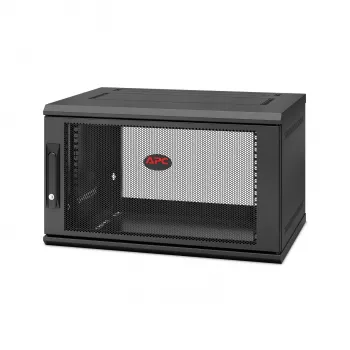 APC NetShelter WX AR106SH4, 6U, 19tolline patch-kapp, seinale paigaldatav, eelmonteeritud, 400mm sügav