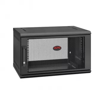 APC NetShelter WX AR106SH4, 6U, 19tolline patch-kapp, seinale paigaldatav, eelmonteeritud, 400mm sügav
