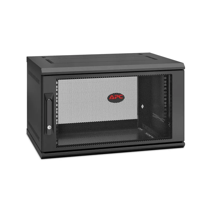 APC NetShelter WX AR106SH4, 6U, 19tolline patch-kapp, seinale paigaldatav, eelmonteeritud, 400mm sügav