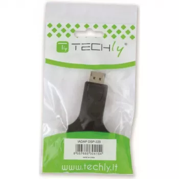 Techly DisplayPort adapter DP M DVI-I 24 + 5 F IADAP DSP-229