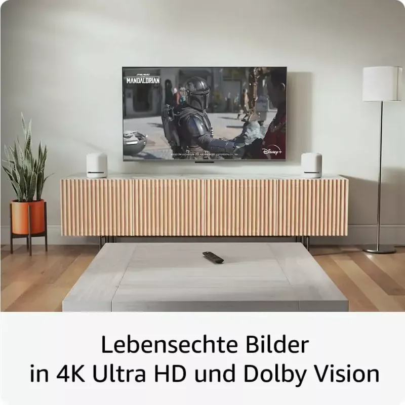 Nutiteleri dongel Amazon 4K Ultra HD USB, Wi‑Fi 6 (802.11ax), 3840×2160, USB-toitega, must