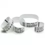 Zebra Z-Band Ultrasoft 25 x 279mm must, valge
