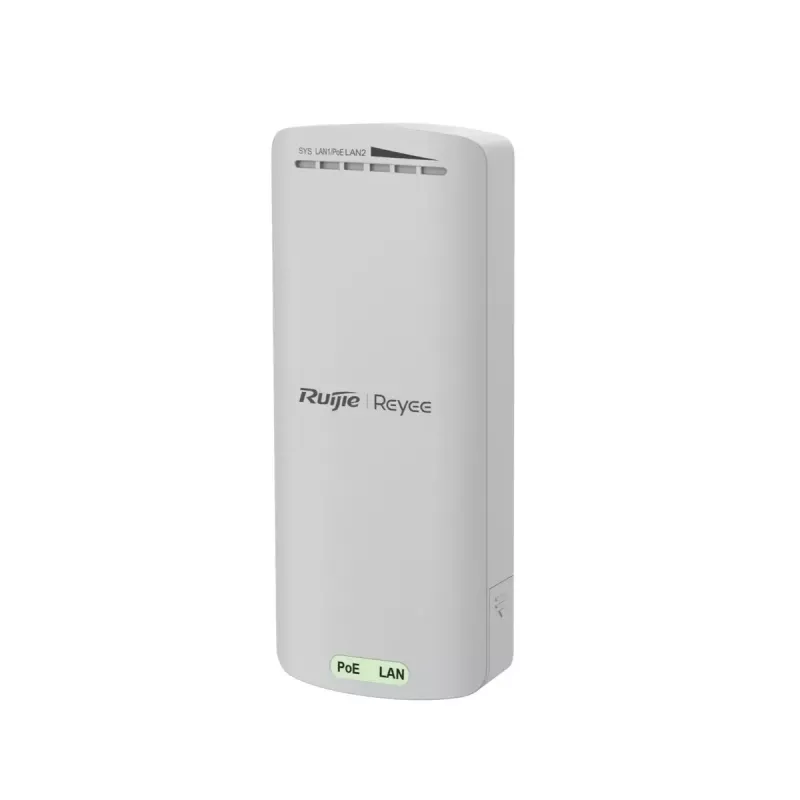 Traadita pääsupunkt RUIJIE RG-EST100-E, 2.4 GHz 802.11n, 300 Mbit/s, 2x RJ-45, PoE, IP55, suundantennid sisseehitatud