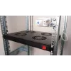 Equip jahutusventilaatorid 19', 1U, 4 VENTILAATORIT, RAL9005 must
