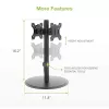 Techly ICA-LCD 402 monitori kinnitus / alus 81,3 cm (32 tolli) Lauamudel Must