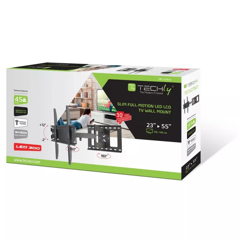 Techly ICA-PLB 148M TV-kinnitus/jalus 139,7 cm (55 tolli) must