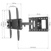 Techly ICA-PLB 148M TV-kinnitus/jalus 139,7 cm (55 tolli) must