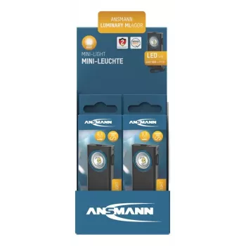 Võtmehoidja taskulamp Ansmann ML400R Must LED 5W USB laetav