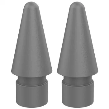 DEQSTER Pencil 2 asendusotsikud – pakk 2 tk, otsak, hall, polüvinüülkloriid (PVC), DEQSTER Pencil 2, Hiina, 15,1 mm