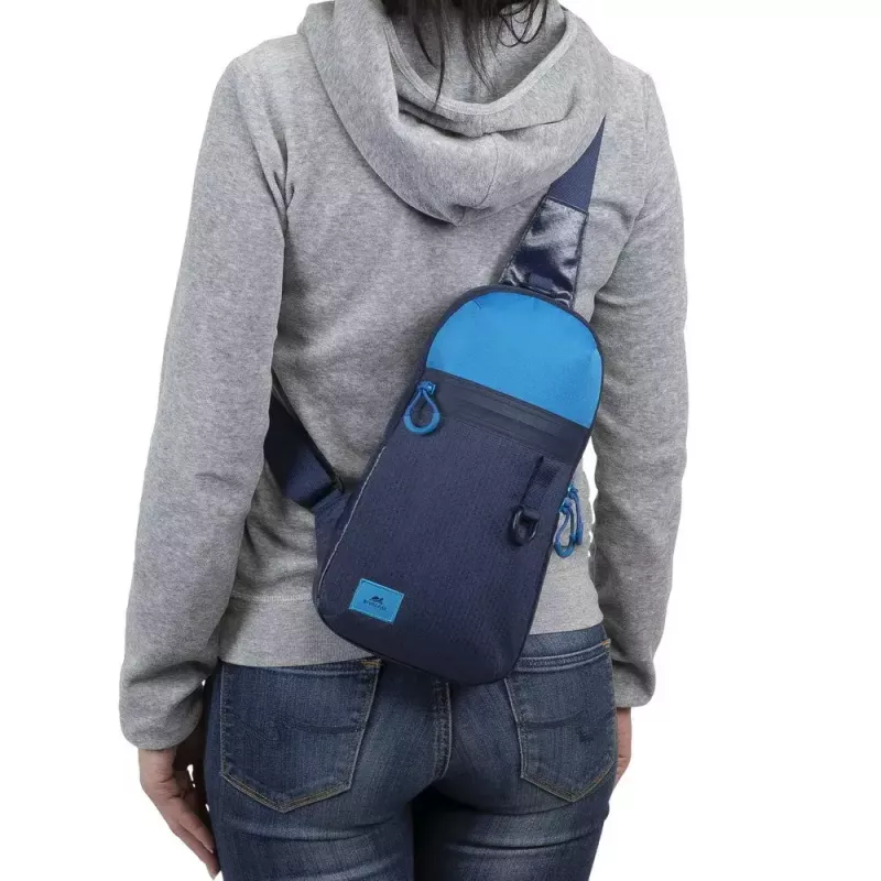 Sling case Rivacase Dijon 25,6 cm (10,1 tolli) sinine kandekäepide õlarihm