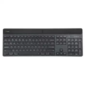 Targus EcoSmart AKB868FR klaviatuur Universaalne Bluetooth AZERTY Prantsuse Must